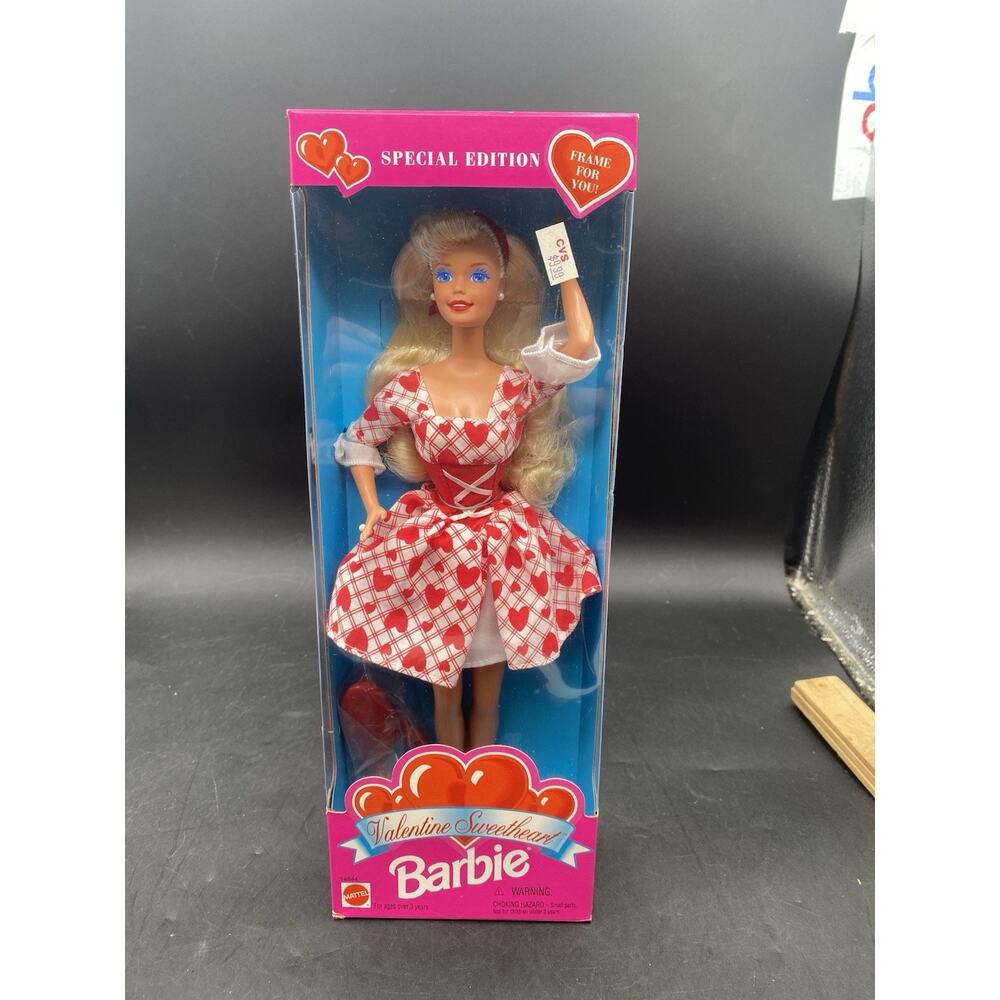 1990’s Vintage Special Edition Barbie ‘Valentine Sweetheart’ #14644 NEW IN BOX
